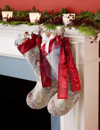 Christmas Stocking Make Fabric Activity